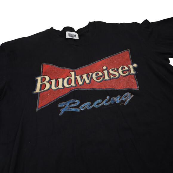 Vintage Budweiser Racing Graphic T Shirt - Picture 4 of 9